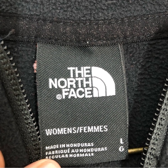 THE NORTH FACE Fleece Jacket orange & black full zippered - Picture 5 of 10